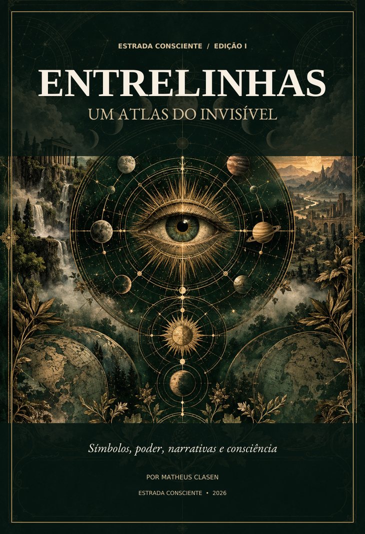 Capa original de Entrelinhas — Um Atlas do Invisível